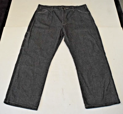 Vintage Carpenter Jeans Dickies Size 44 x 30 90s Charcoal Gray Relaxed Fit - Image 1 of 4