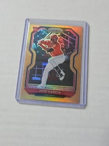 2021 Prizm JOSE GARCIA #74 Rookie RC Gold Prizm #d 98/100 Cincinnati Reds - Picture 1 of 7