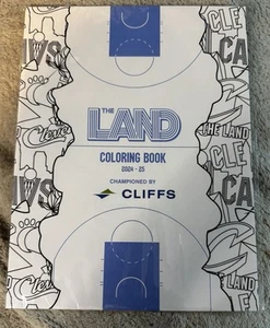 Cleveland Cavaliers City Edition Coloring Book SGA 1/12/25 Cavs The Land 2024-25 - Picture 1 of 2