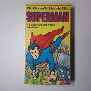 Vintage Superman The Underground World VHS Tape Children's Favorites - Bild 1 von 2