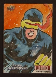 2023 Upper Deck Allegiance Secret Wars Artist Sketch Card Cyclops #NNO 1/1 - Picture 1 of 2