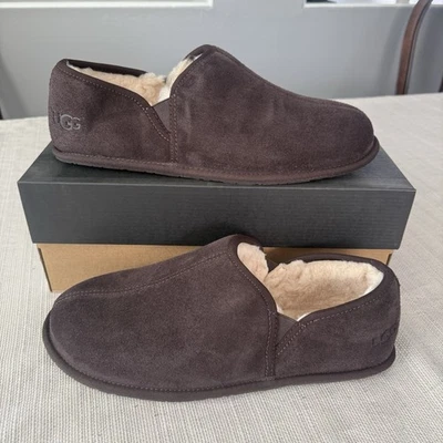 Zapatilla UGG PARA HOMBRES Scuff Romeo Ll Talla 13 Marrón Gamuza Goma Foto 1 de 4