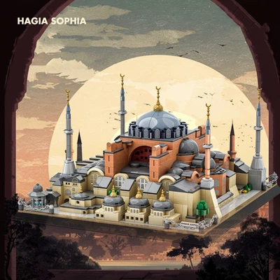 1434PCS Hagia Sophia-lstanbul Building Blocks Large Scale Architecture Model Kit - Image 1 of 4
