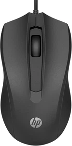 HP 100 Mouse Cablato, 1.600 DPI, Destrorso, 3 Pulsanti, Rotella Di Corrimento, N - Afbeelding 1 van 9