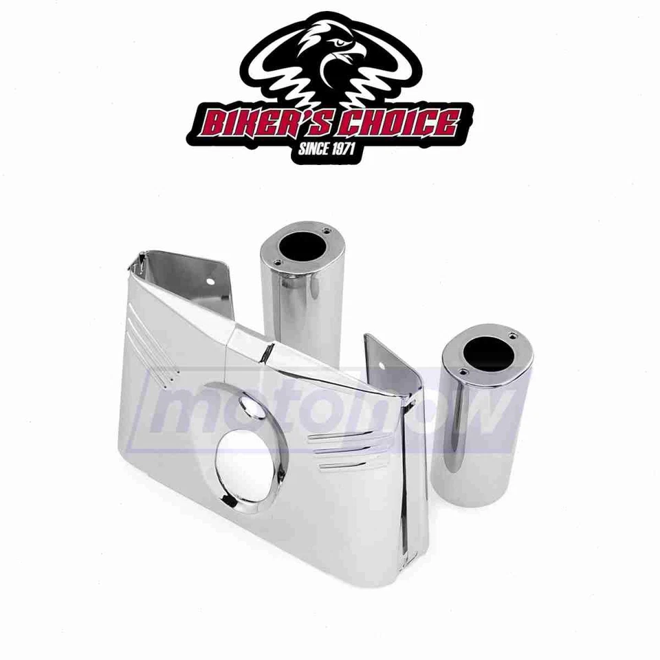 Bikers Choice Fork Tin Kit for 1990-2008 Harley Davidson FLSTF Fat Boy - dy Foto 1 de 4