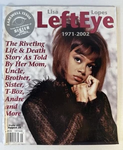 RARE FAREWELL ISSUE Lisa “Left Eye” Lopes TLC SISTER 2 SISTER Magazine 2002 - Imagen 1 de 9