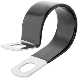 Boltza P-Clip Clamps – 304 Stainless Steel, Vinyl Coated Hose/Pipe/Cable - Picture 1 of 34