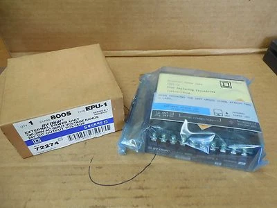 Square D Symax External Power Unit 8005 EPU-1 EPU1 240 VAC 24 VDC New - Image 1 of 4