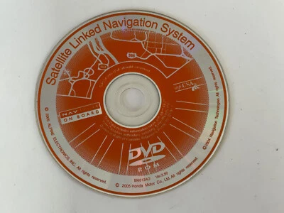 2004 2005 2006  ACURA TL NAVIGATION DVD ORANGE US CANADA VER.3.50 FACTORY OEM🟠 - Image 1 of 4