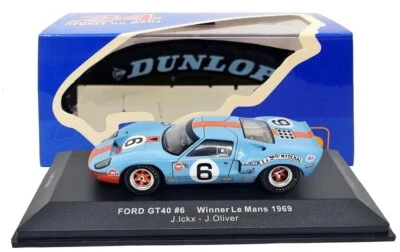 IXO LM1969 Ford GT40 #6 1969 Le Mans Winner 1969 - Ickx/Oliver 1/43 Scale - Image 1 of 3