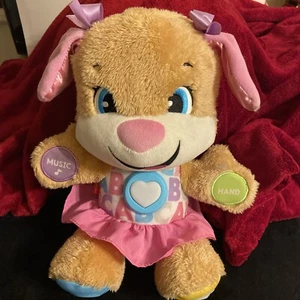 Fisher Price Smart Stages Puppy Dog Interactive Plush Toy Works 2017 - Picture 1 of 3