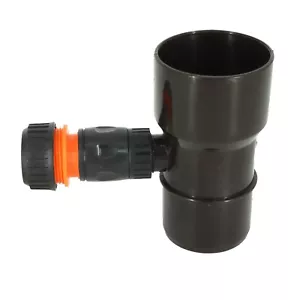 Dachrinnenablauf für Regentonne Regenwasser Fallrohr Regensammmler Ø63/90/110mm - Bild 1 von 3