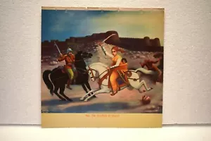 Vintage Lithograph Print Jhansi Ki Rani Chitrashala Calendar Art Painting Rare" - Picture 1 of 3
