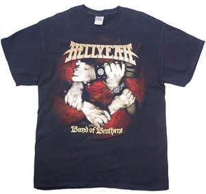 HELLYEAH Band Of Brothers 2012 vintage t shirt heavy metal rock Pantera Mudvayne - Picture 1 of 7