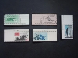 #1178-82 Civil War Plate # Singles Set MNH OG VF - Picture 1 of 1