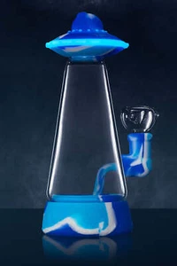 10 Zoll UFO Glow In The Dark Hybrid Bong - Bild 1 von 4