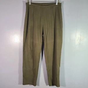 Mountain Lake Casuals Pants Women's Sz L Drawstring Velour Feel Elastic Waist - Picture 1 of 9