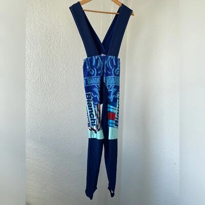 Bianchi Martini Racing SMS Santini ciclismo babero calzas pantalones talla XL RARO DE COLECCIÓN Foto 1 de 4