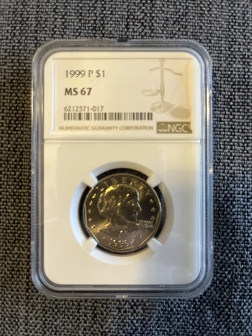 1999 P Susan B. Anthony (SBA) Dollar NGC MS67 Cover