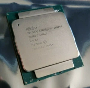 INTEL XEON E5-2630v3 8C/16T 2.4GHZ 20MB HASWELL-EP SR206 LGA2011-3 85W TDP CPU - Picture 1 of 2