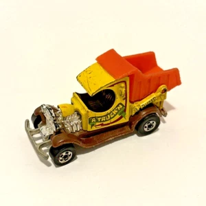 Vintage 1977 Hot Wheels Die-Cast Truckin' Dumpin' A Truck Ford Hong Kong - Picture 1 of 13