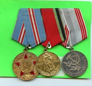 Russian USSR GROUP OF 3 MEDALS 1965-1968 - Picture 1 of 2