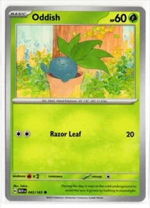 Pokemon Scarlet Violet 151 043/165 Oddish - Picture 1 of 1