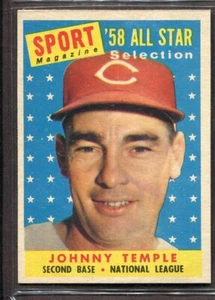 1958 Topps Set-Break #478 Johnny Temple AS NR-MINT *JAYSACE* - Picture 1 of 2