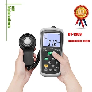 CEM DT-1309 Lux Meter Digital Meter 400K Lux Light USB Port Computer Interface✦K - Picture 1 of 6