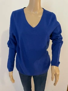 TALBOTS 100% cashmere V-neck sweater - Picture 1 of 4