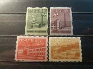 Albania Stamps 1963 Industrial Buildings. Complete Set. MNH - Picture 1 of 1