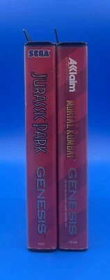 Sega Genesis 2 Game Lot - Mortal Kombat II & Jurassic Park - Image 1 of 4