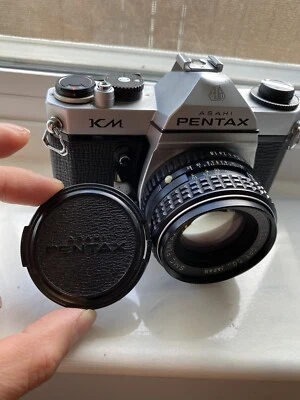Cámara fotográfica Pentax KX Asahi 35 mm con paquete de lentes SM Pentax 1:1,7/50 ¿Funciona?? Foto 1 de 4