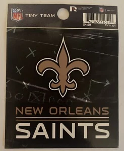 New Orleans Saints Logo Aufkleber NEU!! Für jedes Fenster oder Auto! 3-1/2x3-3/4 - Bild 1 von 3