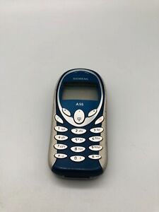 Siemens A55 Handy Mobiltelefon phone blau grau ungetestet #61