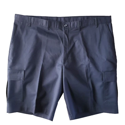 EDWARDS Utility Cargo Work Shorts 46 Navy Blue Twill  CH0017 Uniform Mens - Image 1 of 4