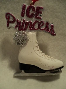 Kurt S Adler ~  "ICE PRINCESS ~ ICE SKATE" Ornament ~ NEW - Picture 1 of 2