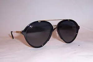 NEU Carrera Sonnenbrille 125/S 6UB-HD SCHWARZ GOLD/GRAU AUTHENTISCH - Bild 1 von 8