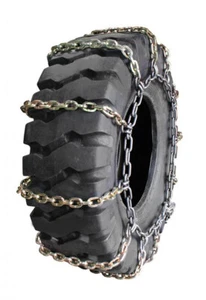 Square 4-Link Alloy 20.5-25 Grader Tire Chains - Picture 1 of 1