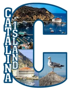 Imán de collage para nevera Catalina Island Capital C - Imagen 1 de 1