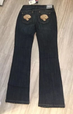 NFL Jeans Boot Cut jaguars Touch by Alyssa Milano size 26 New - Image 1 of 4
