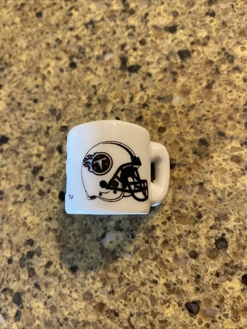 Vintage NFL Mini Coffee Cup Mug TENNESSEE TITANS 1.25" Collectible Miniature Cover