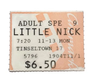 LITTLE NICKY Autentico Originale Cinemark Biglietto Film Stub Vintage 2000 - Foto 1 di 8