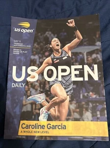 Caroline Garcia Day 11 Match 2022 US OPEN Daily Program 9/8/2022 - Picture 1 of 2