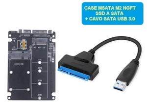 SATA a M2 NGFF Scheda Convertitore M.2 MSATA a SATA Piastra dell'adattatore - Foto 1 di 7