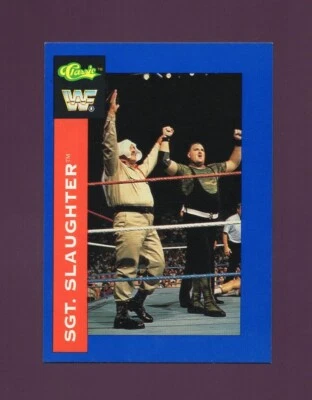 1991 Classic WWF Superstars #97 Sgt. Slaughter - Image 1 of 2