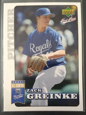 ZACK GREINKE, 2006 UPPER DECK FIRST PITCH #95, ROYALS - Image 1 of 2