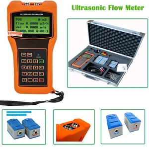 Portable Flowmeter Ultrasonic Flow Meter DN50-6000mm TM-1 TL-1 2 Size Transducer - Picture 1 of 12