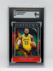 2023-24 Panini Origins #12 LeBron James Red SGC 9 - Picture 1 of 2