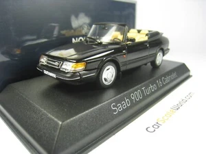 SAAB 900 TURBO 16 CABRIOLET 1992 1/43 NOREV (BLACK) - Imagen 1 de 3